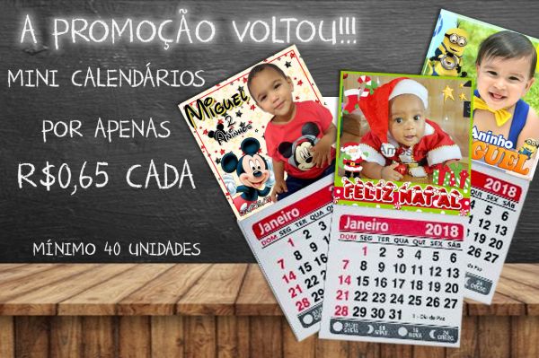 Mini calendário